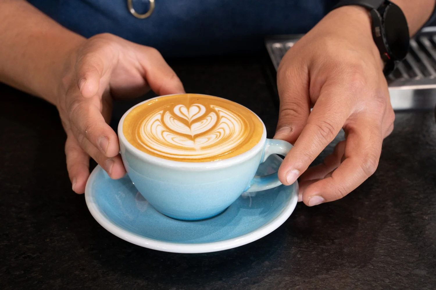 A DUO coffee latte